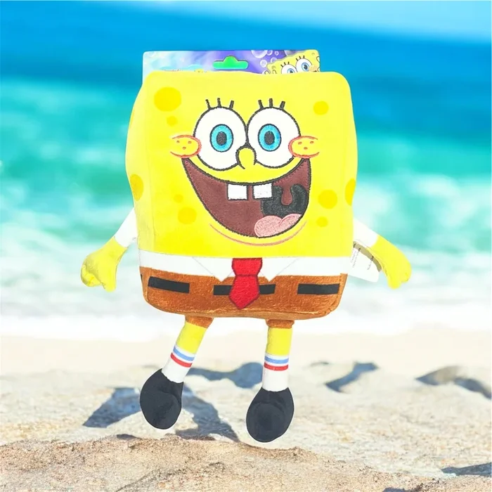 spongebob squarepants dog toy with a squeaker