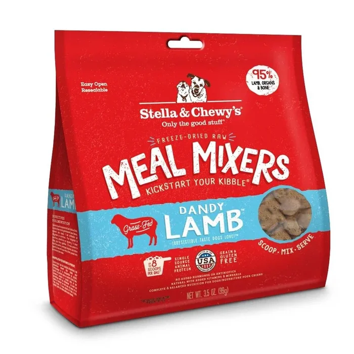 Stella & Chewy’s Freeze Dried Raw Dandy Lamb Meal Mixers