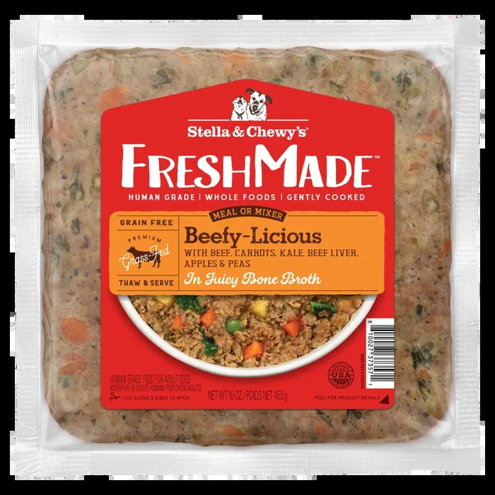 Stella & Chewy’s FreshMade Beefy-Licious Gently Cooked Dog Food