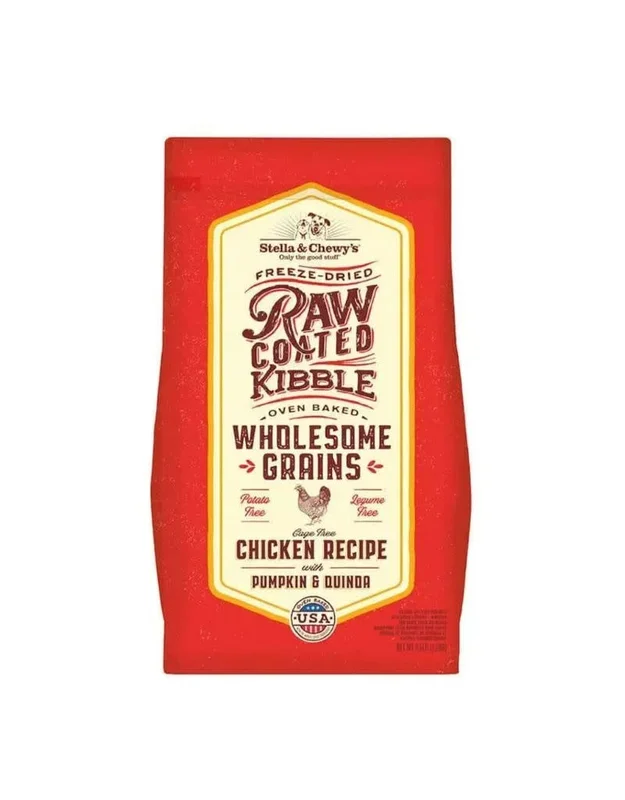 STELLA & CHEWY’S Raw Coated Chicken with Wholesome Grains Baked Dry Dog Food