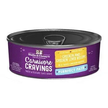 Stella & Chewys Cat Can Pate Carnivore Cravings Chicken & Liver 2.8oz