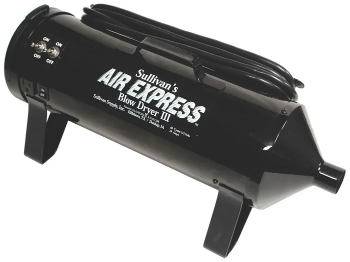 Sullivan’s Air Express III – High-Powered Dual Motor Pet & Livestock Blow Dryer with Heat Booster