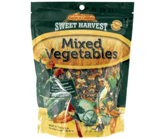 Sweet Harvest Mixed Vegetables Bird Treats 2.5 oz.