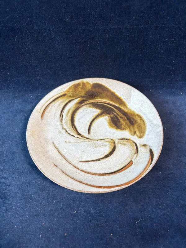 Swirl Stoneware Plate
