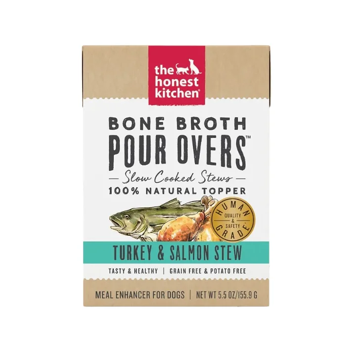 The Honest Kitchen Bone Broth Pour Overs – Turkey and Salmon Stew