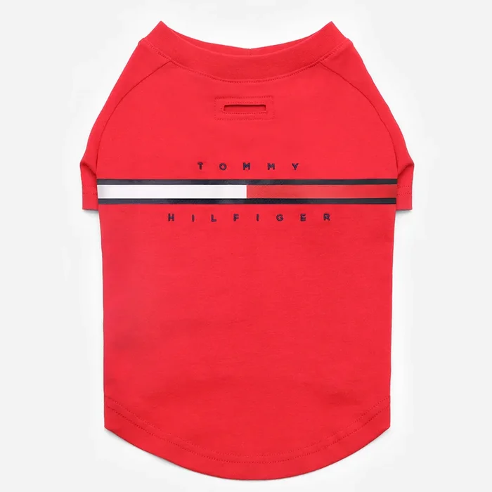 Tommy Hilfiger Heritage Tino Tshirt for Dogs (Primary Red)