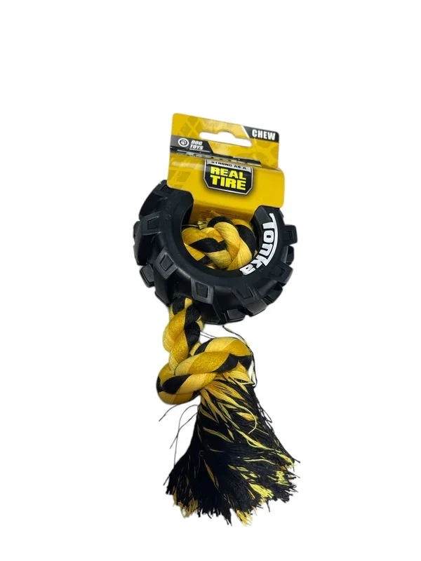 tonka tire and rope