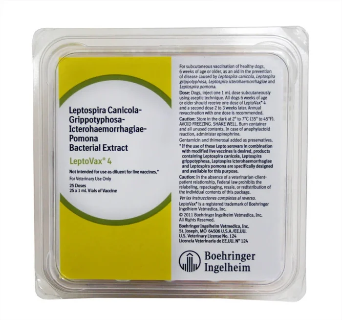 TruCan L4 / LeptoVax 4 Vaccine for Dogs (25 x 1ml)