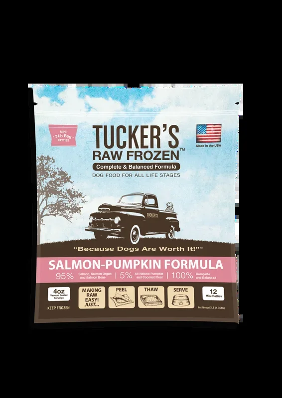 Tucker’s Salmon-Pumpkin Raw Frozen Dog Food