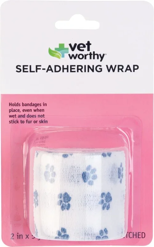 Vet Worthy Self Adhering Bandage Wrap for Dogs & Cats