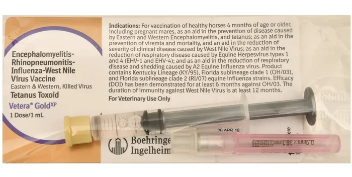 Vetera Gold XP, Single Dose Vaccine for Horses