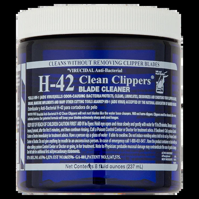 Virucidal Anti-Bacterial Clean Clippers 8oz Jar by H-42