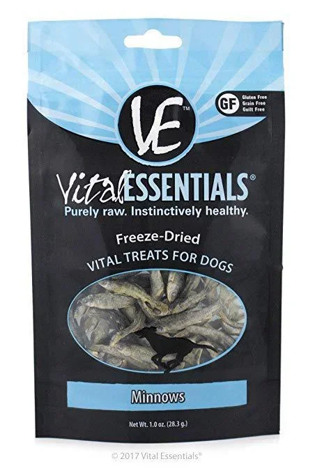 Vital Essentials Dog Treat FD Minnows 1 oz