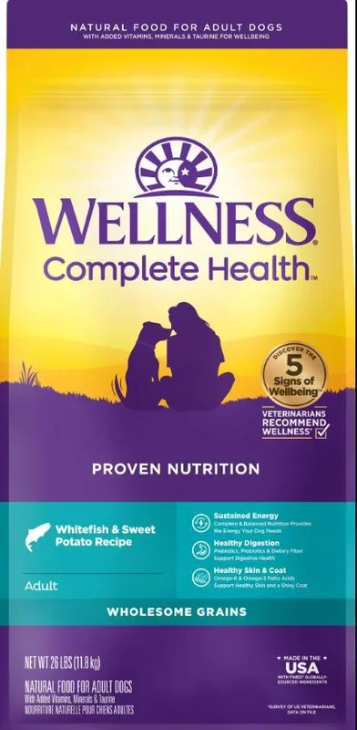 Wellness Complete Health Adult Whitefish & Sweet Potato