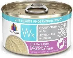 Weruva Cat Wx Phosphorus Focused Tilapia & Tuna Puree 3oz
