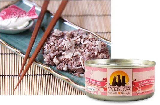 Weruva Classic Cat Wet Cat Food – Asian Fusion with Tuna and Shirasu in Aspic – 3oz Can