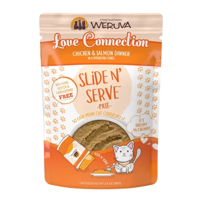 Wet Cat Food – SNS Paté – Love Connection – Chicken & Salmon Dinner in a Hydrating Purée