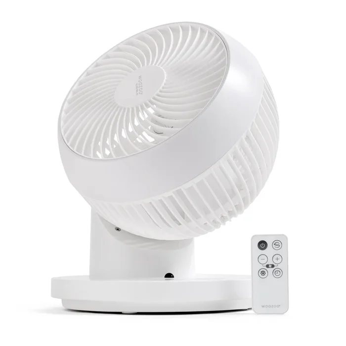 WOOZOO® 360 Fan – 360° Oscillation, Remote