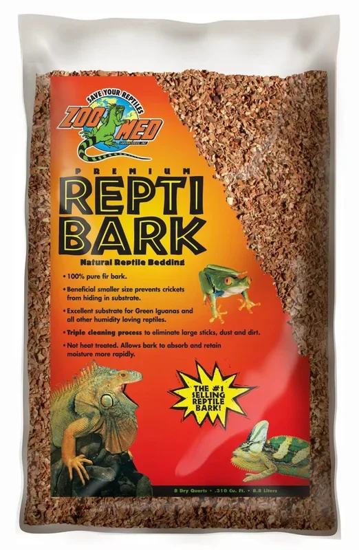 Zoo Med Premium Repti Bark Natural Fir Reptile Bedding, 8-qt bag