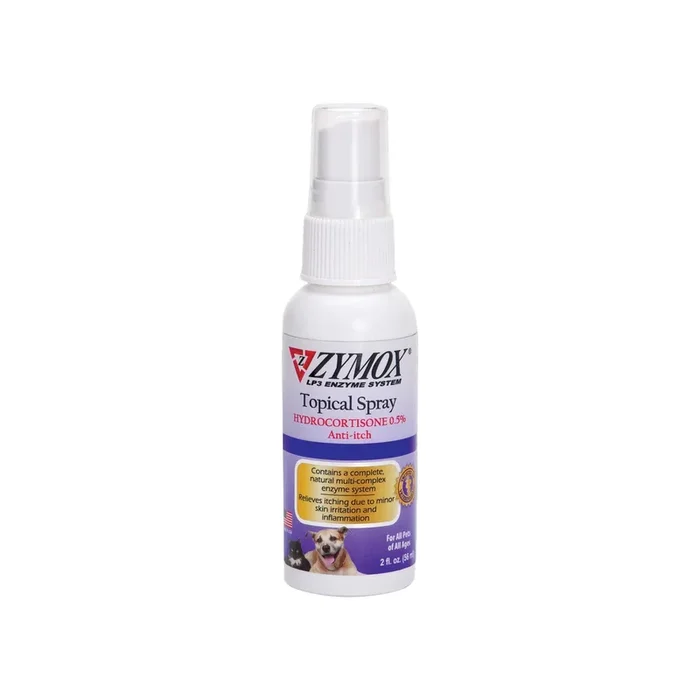 Zymox Topical Spray with Hydrocortisone for Dogs & Cats